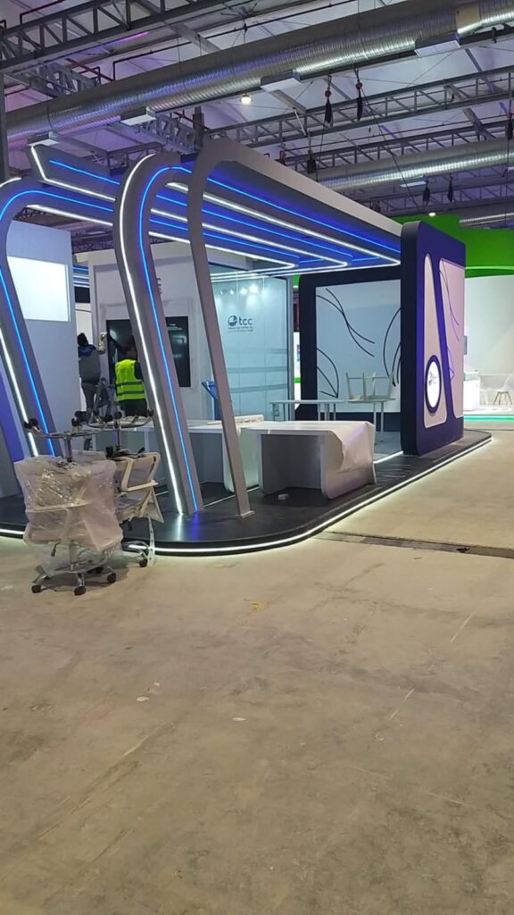 تصميم بوثات معارض، تنفيذ بوثات