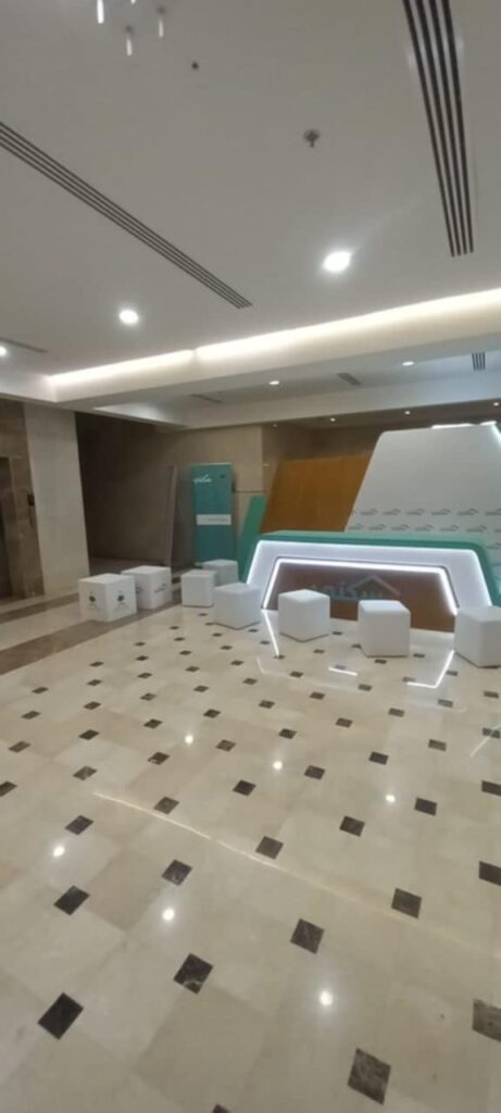 تصميم بوثات معارض، تنفيذ بوثات