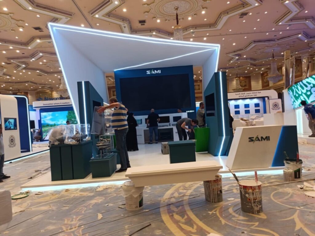 تصميم بوثات معارض، تنفيذ بوثات